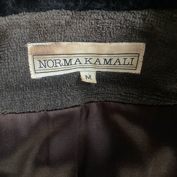 Vintage Rare Norma Kamali Robe Style Coat with Shawl Collar - Picture 6 of 8